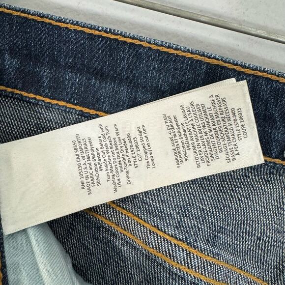 Current/Elliott The Cropped Straight Jean Court Coupe Droite - Picture 4 of 10